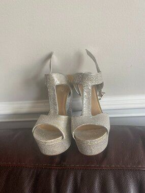 ALDO  SPARKLING EVENING SANDALS SIZE EU 37